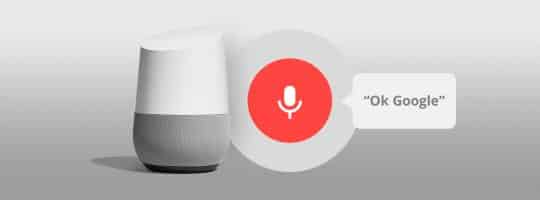 Voice Search mittels Google Home